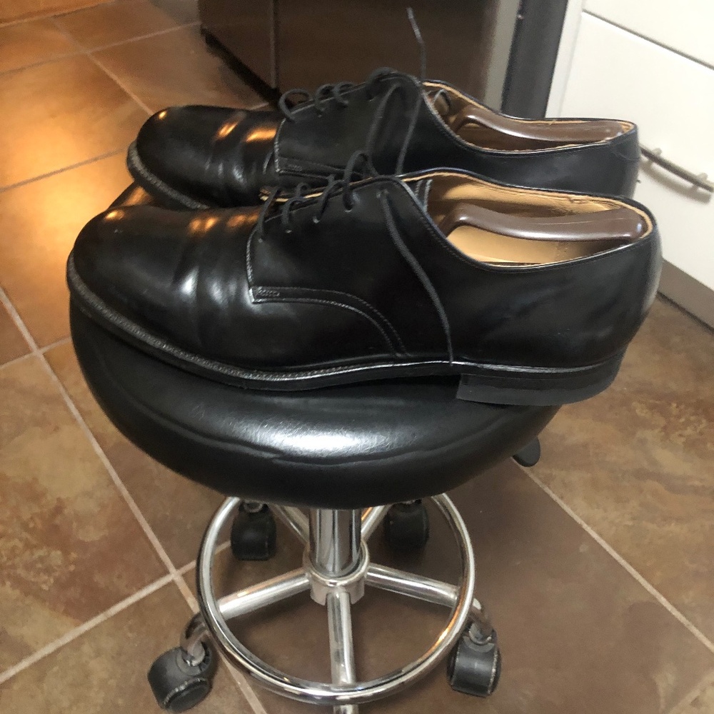 Endicott Johnson Black Rd. Toe Oxford - 59